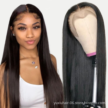 Brazilian Body Wave Lace Front Human Hair Wig with Baby Hair Remy Hair Pre Plucked Lace Front Wigs for Black Women